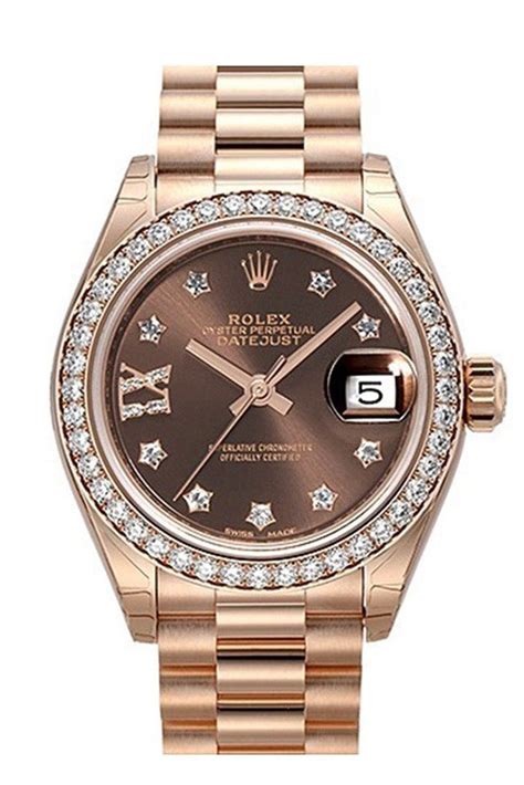 rolex lady rose gold|rolex datejust 28mm rose gold.